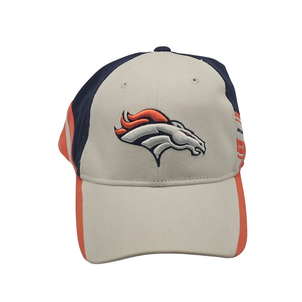 Vintage Y2K Denver Broncos Reebok NFL Equipment Hat Strapback Deadstock NWT